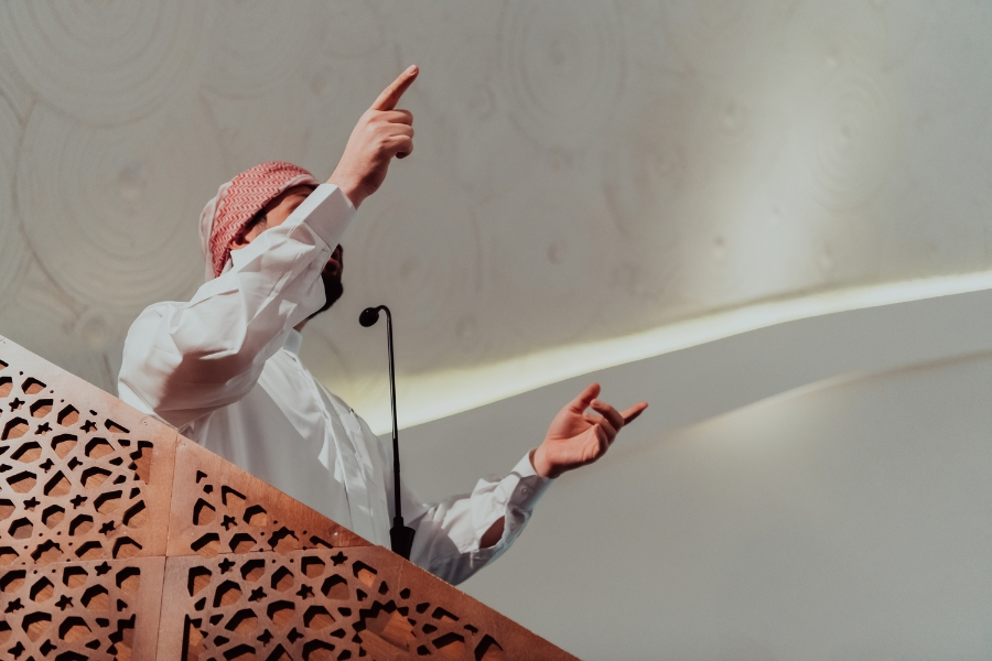 Friday Jummah prayer congregation